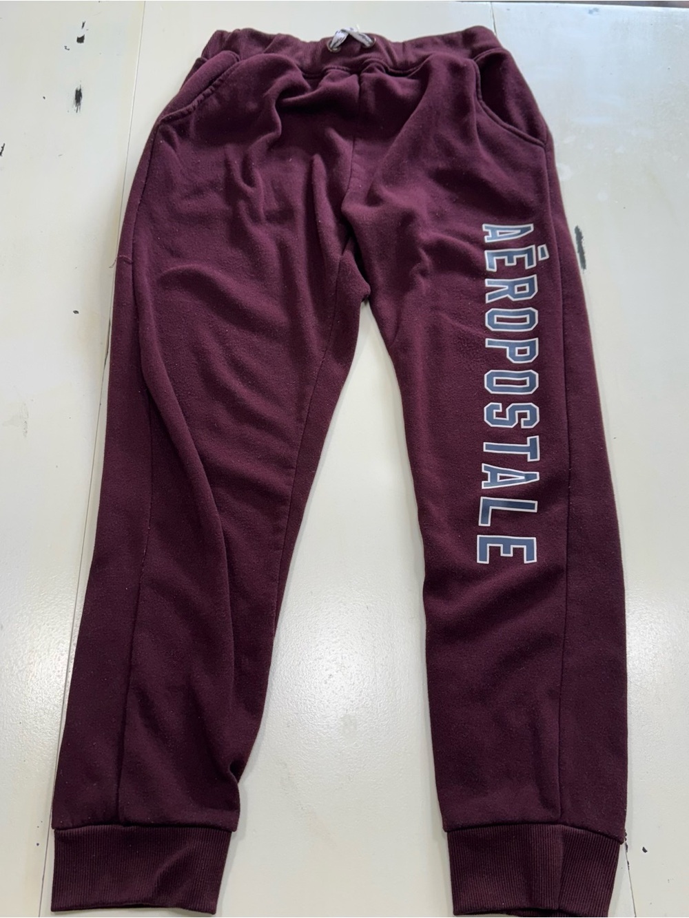 Aéropostale Fleece Logo Graphic Jogger Sweatpants (Size Large)